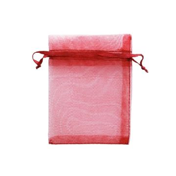 Organzazak M 9x13cm Rood (12st)