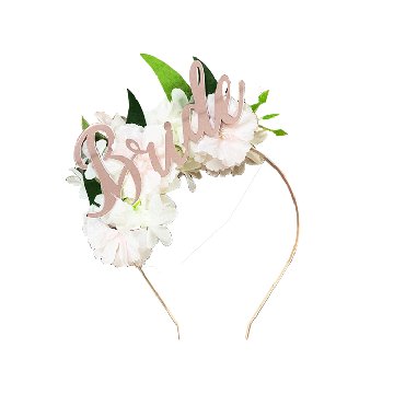 Diadeem Bride met bloemen 