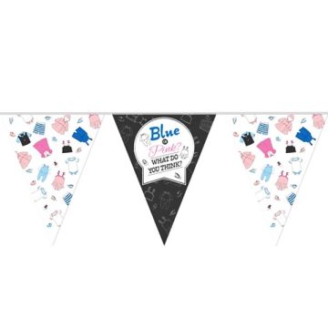 Vlaggenlijn Gender Reveal (10m)