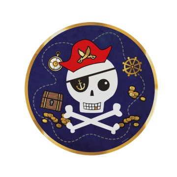Borden Piraten Map 23cm 