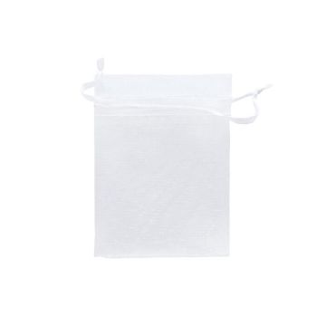 Organzazak S 7x9cm Wit (12st)