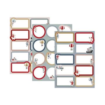 Cadeau Etiketten Sint & Co. 3 vellen