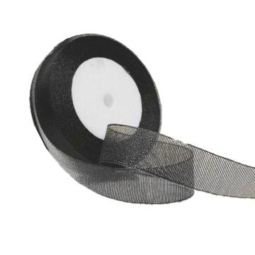 Cadeaulint Zwart - 22,8m x 2cm - 1 rol