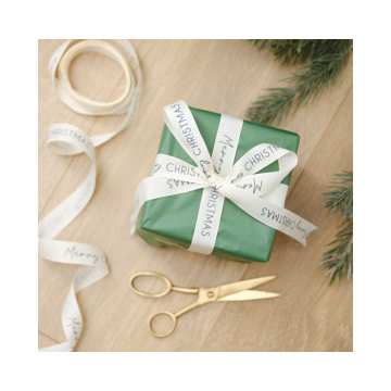 Cadeaulint Merry Christmas Ginger Ray - 5m - 1 rol