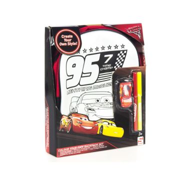 Cars kleur je eigen rugzakset 