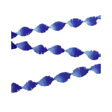 Crepe Guirlande Donkerblauw (24m) 