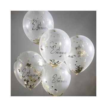 Confetti ballonnen Eid Mubarak