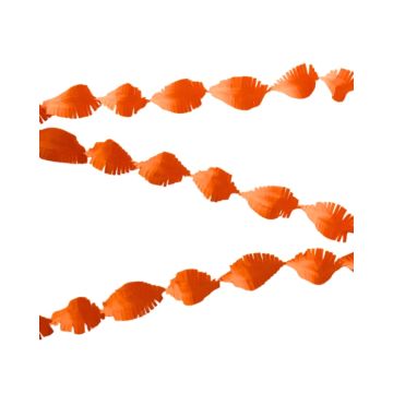 Crepe Guirlande Oranje (24m)