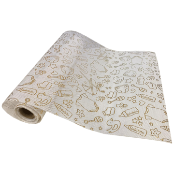 Decoratiestof Babyshower Wit (28x270cm)