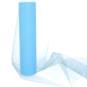 Tule Rol Blauw 30cm