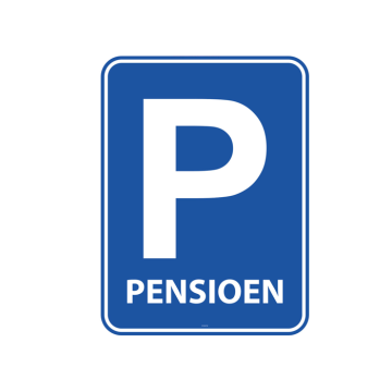 Deurbord Pensioen 