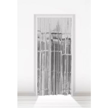 Deurgordijn Matte Zilver