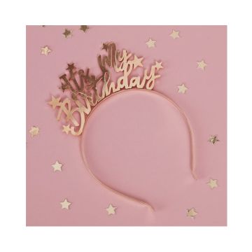 * Diadeem It's My Birthday Goud Ginger Ray