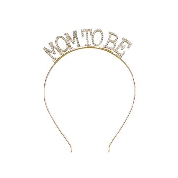Diadeem Mom To Be Goud Strass