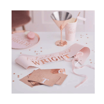 Sjerp Future Mrs met letterstickers Ginger Ray