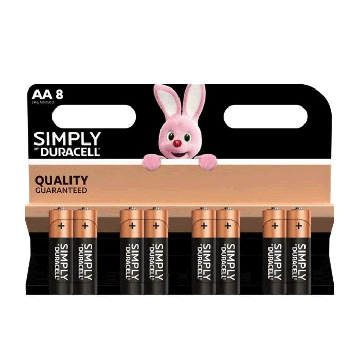Duracell Plus AA Alkaline (8st) 
