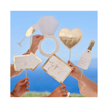 Photobooth Props Engagement Party Ginger Ray (10st) 