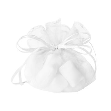 Organzazak Ø24cm Wit (12st)