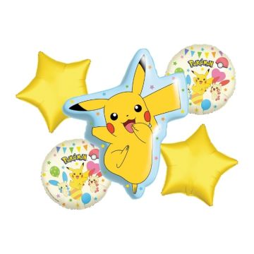 Folieballon Boeket Pokemon Pikachu