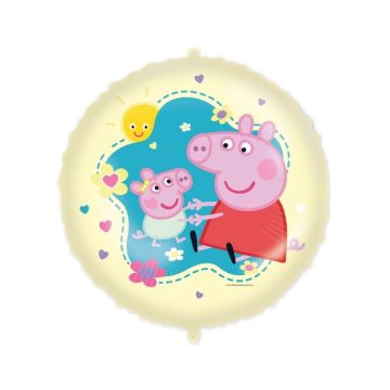 Folieballon Peppa & Evie