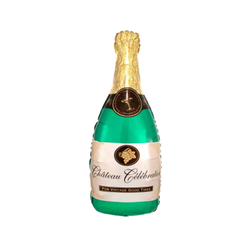 Folieballon champagnefles 