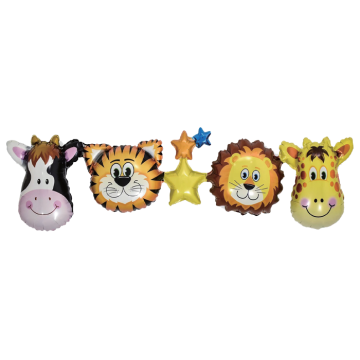 Folieballon Garland Jungle Dieren 