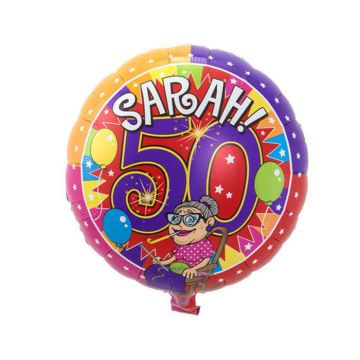 Folieballon Sarah (45cm) 