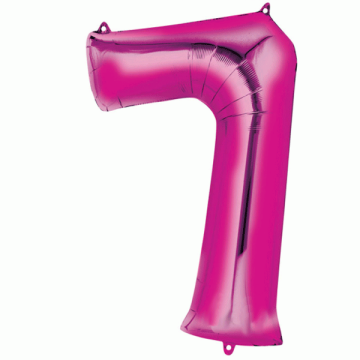 Folie Ballon 7 Roze XL