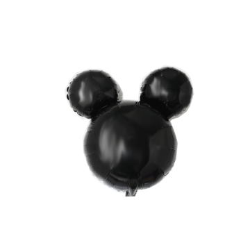 Folieballon Muizenoren Zwart 