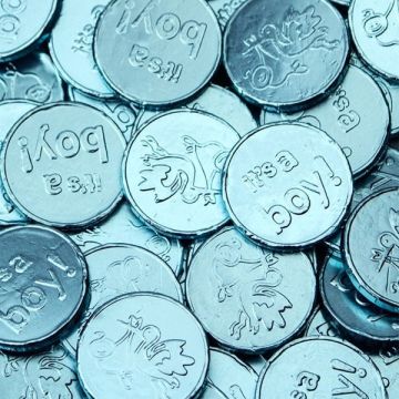 Geboorte Munten Blauw