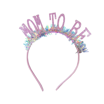 Glitter Diadeem Mom To Be Roze