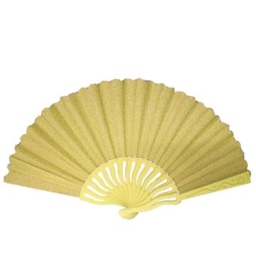 Waaier Shiny Glitter Goud