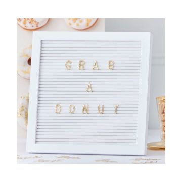 Letterbord met gouden letters Ginger Ray