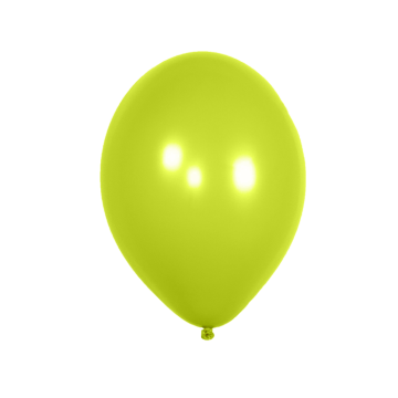 Appelgroene latex ballonnen van 29 cm, verpakt per 50 stuks, ideaal voor feestdecoraties.