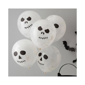 Skelet Verf Ballonnen Ginger Ray (5st) 