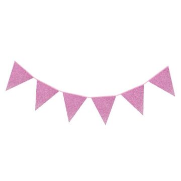 Glitter Slinger Roze (6m)