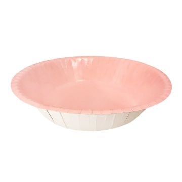 Kartonnen Kommen 18cm Roze (20st) 