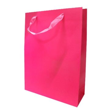 Kartonnen Cadeautas L Fuchsia