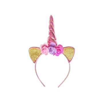 Diadeem Unicorn Roze