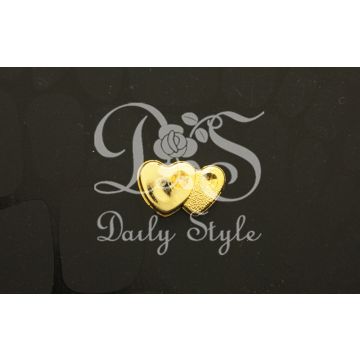 Decoratie Duo Hart Goud