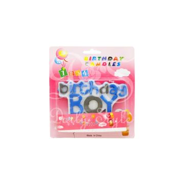 Verjaardagskaars Jongen