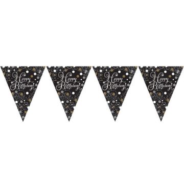 Vlaggenlijn Happy Birthday Sparkling 