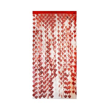 Backdrop Hartjes Rood (2x1m)