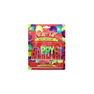 Kaars Happy Birthday