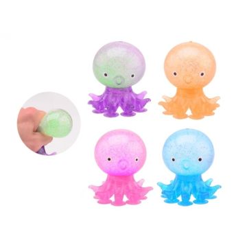 Inktvis Stressbal met zuignappen