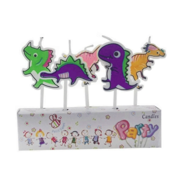 Kaarsjes Dinosaurus (5st)