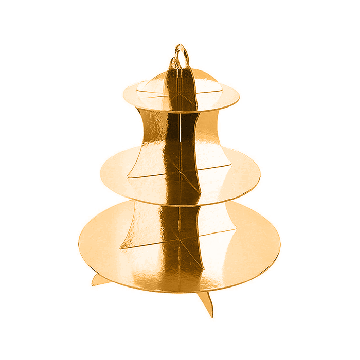 Kartonnen Etagere Goud
