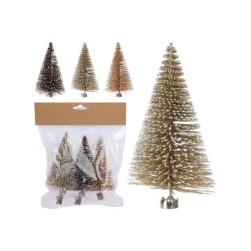 Kerstboompjes op knijper - 10cm - 3 stuks 