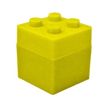 Legoblok Doosjes Geel (6st)