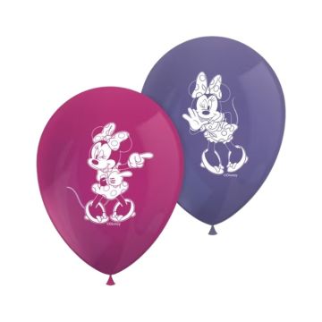 Ballonnen Minnie Mouse - 8 stuks